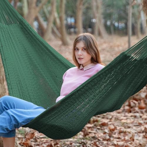 Handwoven Rope Mayan Hammock for Outside, 600 lbs Capacity - Image 2