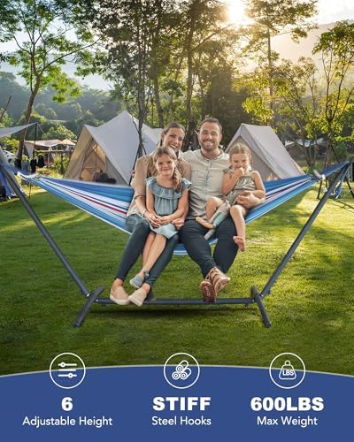 Everyfun Double Hammock with Stand - Image 3