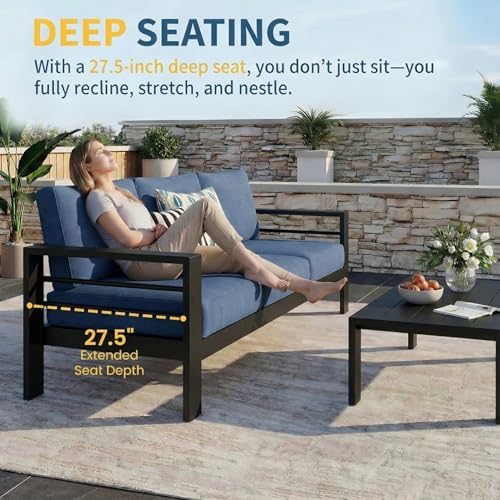 Solaste Aluminum Patio Furniture Set - Image 5