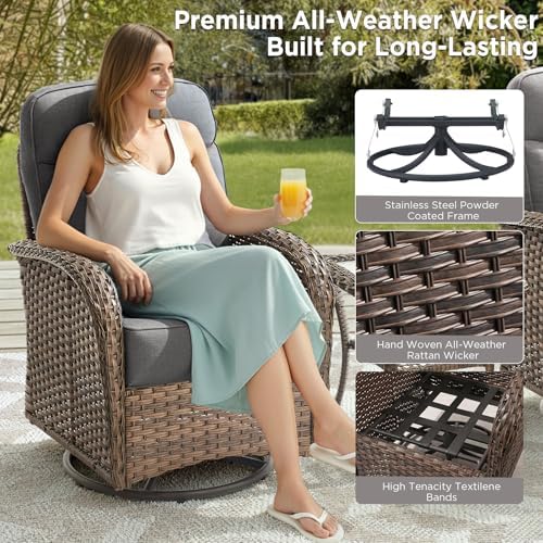Luxury Wicker Patio Furniture Set - Image 6