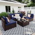5-Piece Wicker Patio Furniture Set by UPHA
