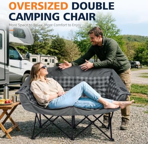 Double Camping Loveseat Chair - Image 2