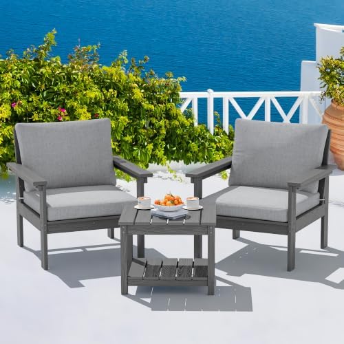 SERWALL HDPE Outdoor Bistro Set by SERWALL