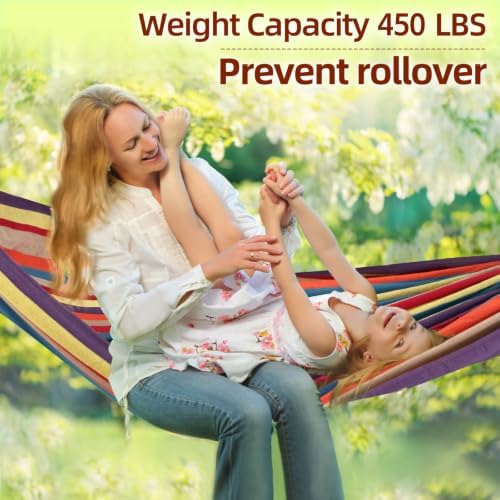Camping Portable Hammock for Outdoor, 450 lbs Weight Capacity - Image 5