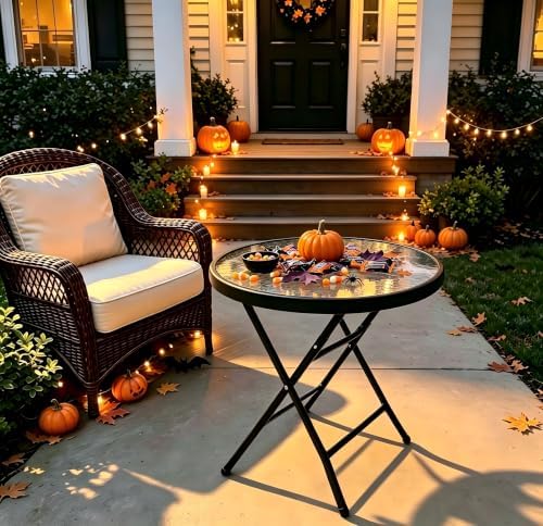 Outdoor Side Table, Small Patio End Table Set of 2 - Image 6