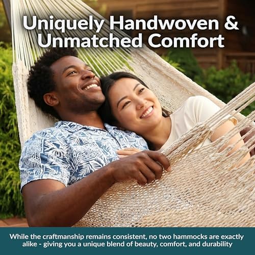 Sunnydaze Mayan XXL Double Heavy-Duty Hammock - Image 2
