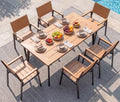 Devoko 7 Pcs Aluminum Patio Dining Sets by DEVOKO