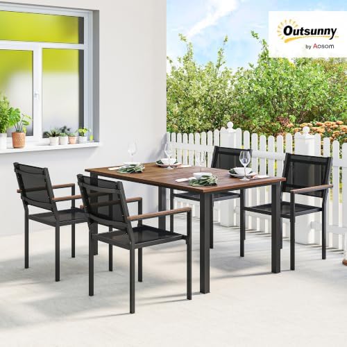 Outsunny 5 Piece Outdoor Dining Set - Image 2