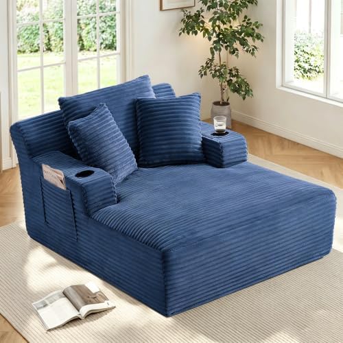 66”Oversized Chaise Lounge Chair Indoor by NicBex
