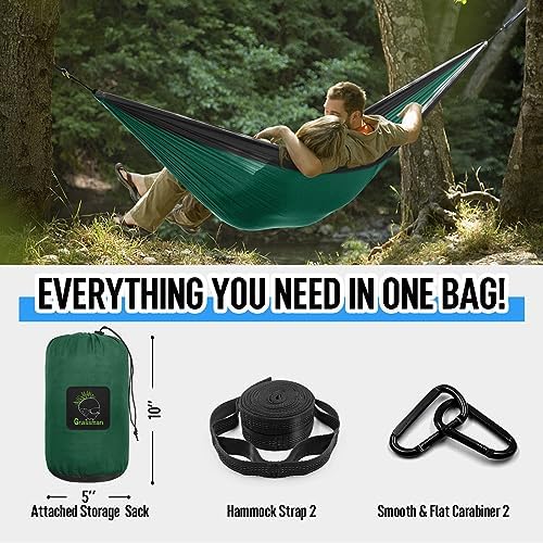Grassman Camping Hammock Double & Single Portable Hammock - Image 4