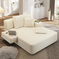 48.5'' Oversized Chaise Lounge Indoor, Corduroy Boneless Couch by Tabaray
