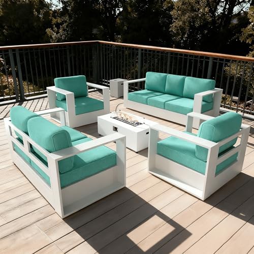 5 Piece Oversized Aluminum Outdoor Furniture Set by LayinSun