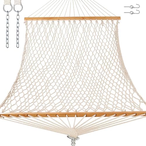 GAFETE Rope Hammock for Outside 2 Person by GafeteOutdoorLiving