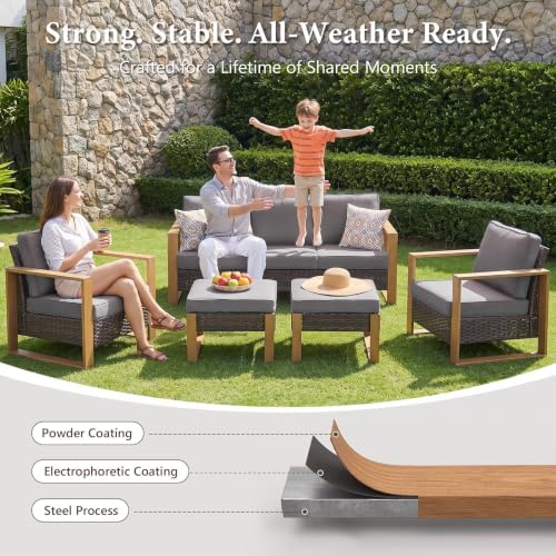 Metal Outdoor Patio Furniture Set - Image 5