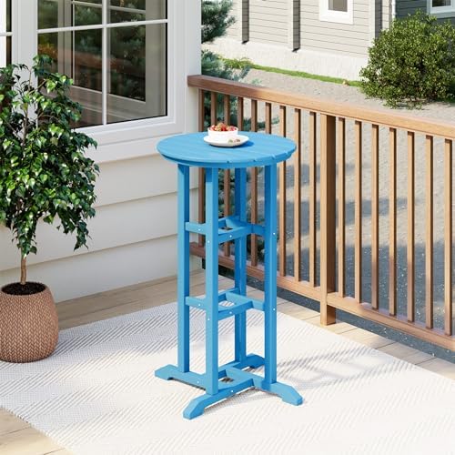 Outdoor Bar Table, Patio Bar Table Bistro Dining Table Pub Table by Costaelm