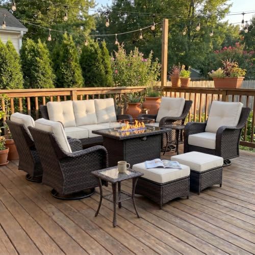 10 Piece Wicker Outdoor Furniture Set by LayinSun