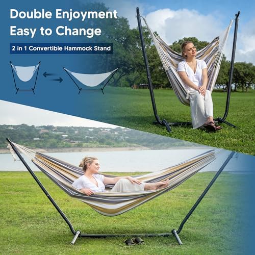 2-in-1 Convertible Large Hammocks - Image 2