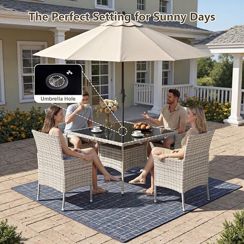 Outdoor Dining Set, 15-Piece Patio Furniture Set - Image 7