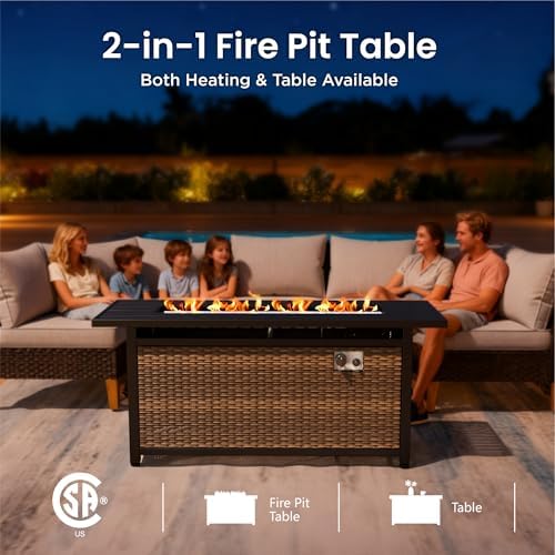 PHI VILLA 9 Pieces Wicker Patio Sectional Sofa Set - Image 3