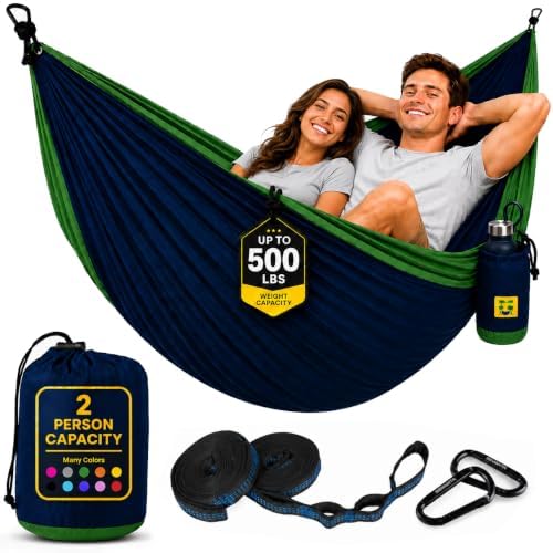 Durable Hammock 500 lb Capacity, Nylon Camping Hammock Chair by Sewanta
