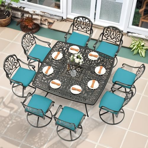 9-Piece Outdoor Patio Dining Set by MEETWARM