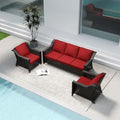 3 Piece Patio Furniture Set, Wicker Outdoor Conversation Set by Meetleisure-LeisureLiving