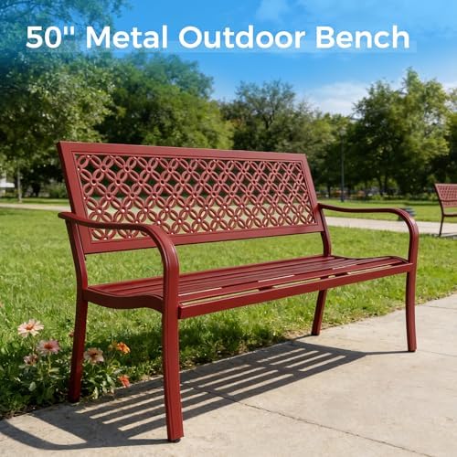 Grand patio Garden Bench, Outdoor Benches - Image 4