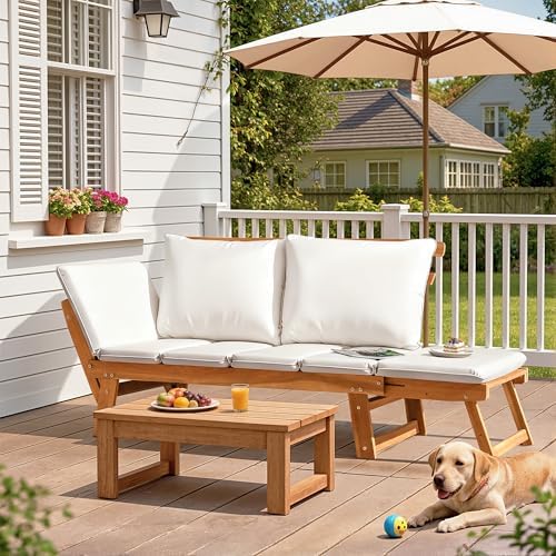 Flamaker Outdoor Couch with Adjustable Armrests - Image 7