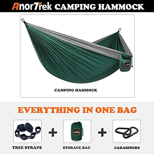 AnorTrek Camping Hammock, Super Lightweight Portable Parachute Hammock - Image 4