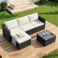 Shintenchi Outdoor Sectional Patio Furniture Set 4-Piece, All-Weather PE Rattan by Shintenchi%7CFurnitureMadeforRealLife