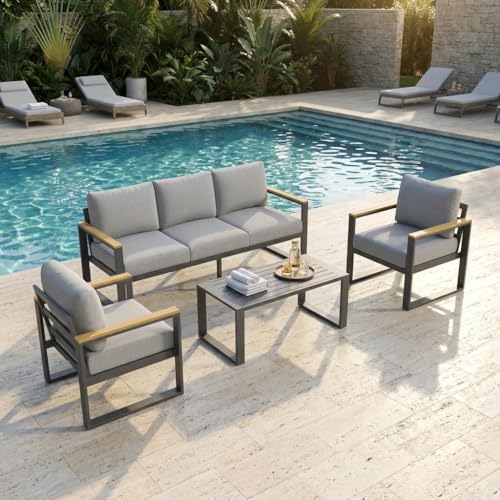 IDEALHOUSE Aluminum Outdoor Patio Furniture by IDEALHOUSE