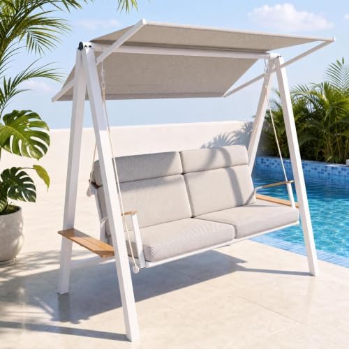 3-Seat Outdoor Porch Swing - Image 4