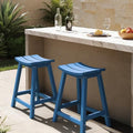 Ciokea 24" Outdoor Counter Height Bar Stools Set of 2 by CIOKEA