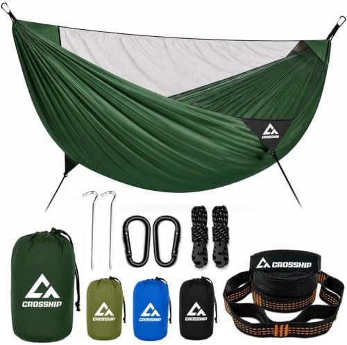 Camping Hammock with Mosquito Net by CROSSHIP