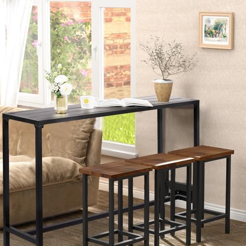 Vasitelan Outdoor Bar Table, Patio Console Pub Height - Image 2