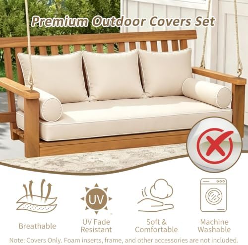 Twin Size Outdoor Daybed Mattress Cover - Image 4