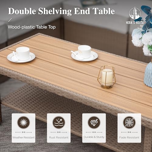 4-Piece Wicker Outdoor Conversation Set - Image 4