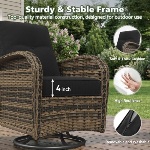 Aoxun 5 Piece Outdoor Patio Furniture Set - Image 4