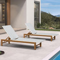PURPLE LEAF French Outdoor Chaise Lounge Wicker 1 Piece by PURPLELEAF