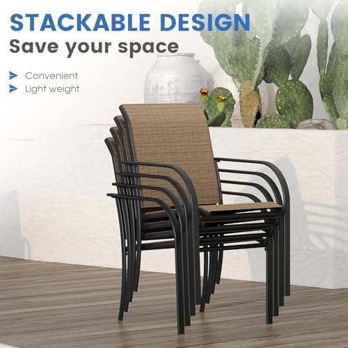 VICLLAX 5 Pieces Patio Dining Set - Image 3