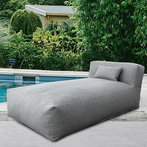Dineli Chaise Lounge Chair Outdoor Bed Lounger Couch Sofa by Dineli