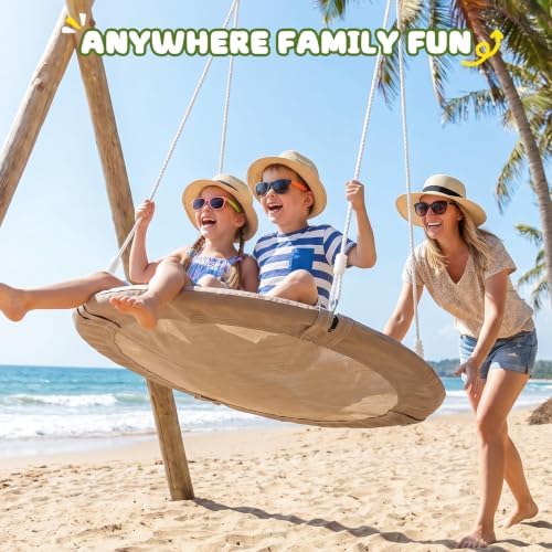 Trekassy 40" Saucer Tree Swing, 700LBS Heavy Duty Swing - Image 7