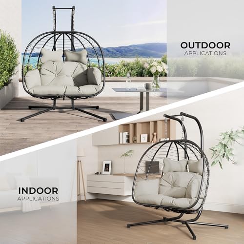 Bifanuo Double Hanging Egg Chair - Image 6