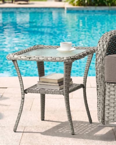 Upgraded 6“ Cushion Luxury 10 Piece Patio Furniture Set - Image 7