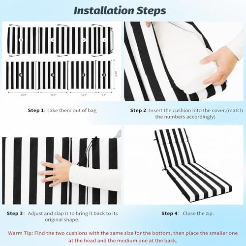 Outdoor Chaise Lounge Cushions - Image 7