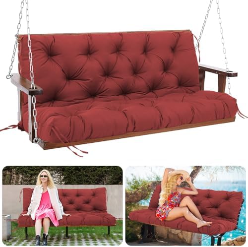 60" / 5 FT Porch Swing Cushions Outdoor by Mokoey