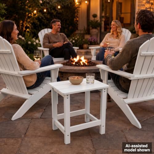 MXIMU Outdoor Side Table, Adirondack Table, Weather Resistant - Image 2