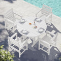 SERWALL 5-Piece Patio Dining Set, 4 Chairs by SERWALL