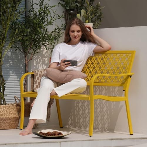 Grand patio 50" Outdoor Bench, Garden Bench - Image 2