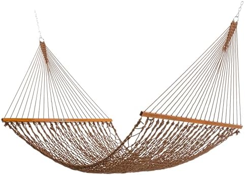 Original Pawleys Island Large Antique Brown DuraCord Rope Hammock – 13 ft. x 55 by OriginalPawleysIsland